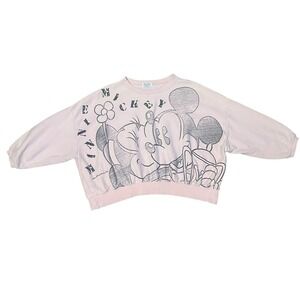 Minnie Mickey‎ Disney Wear Made in Japan Vintage Pink Sweatshirt
